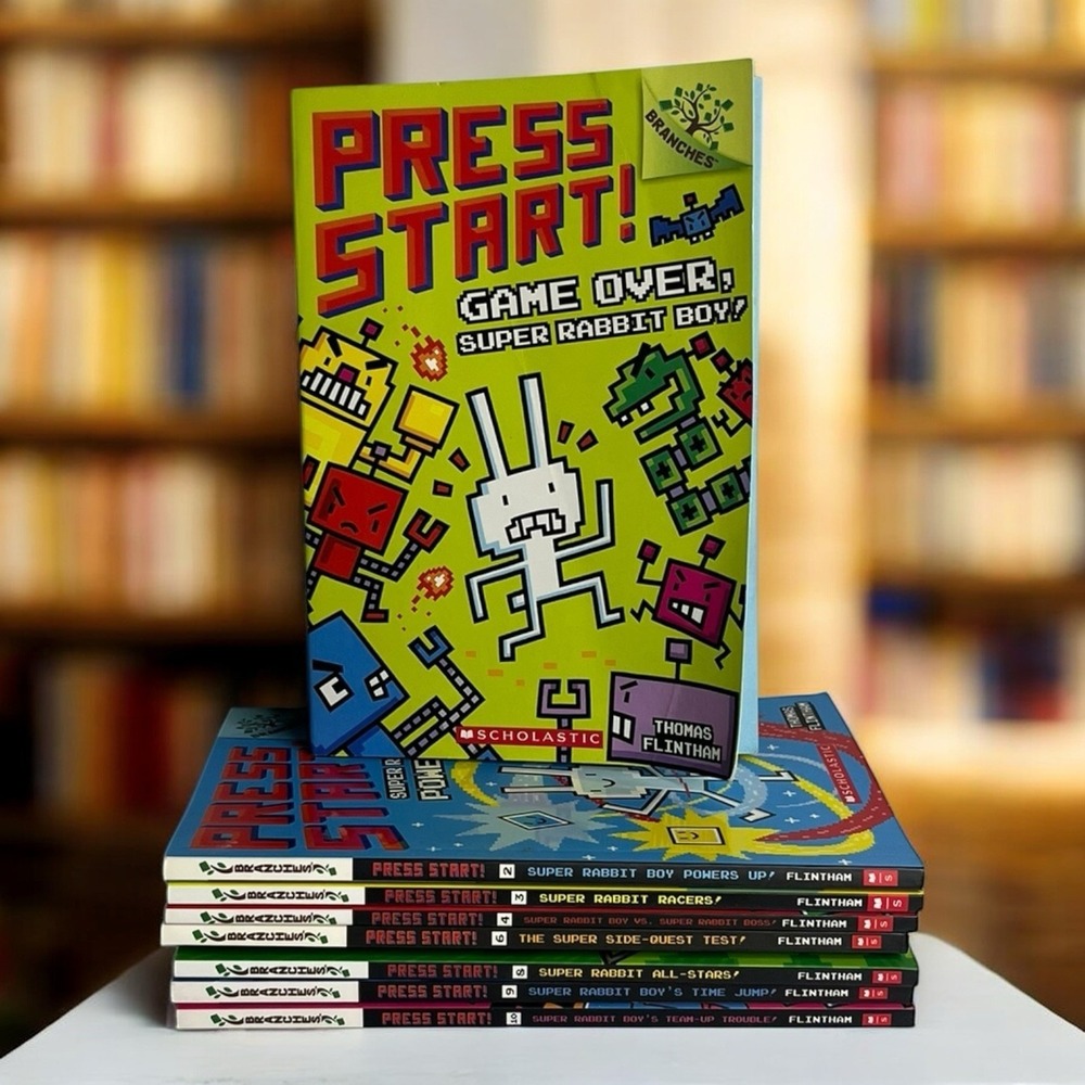 Press Start!  Paparback book set Books set 8 Thomas Flintham Scholastic Graphic